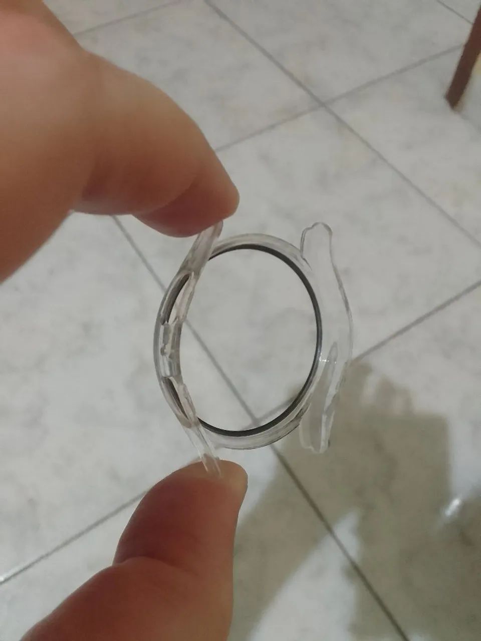 Capinha visor acrílico proteção Galaxy watch 4 - Foto 3