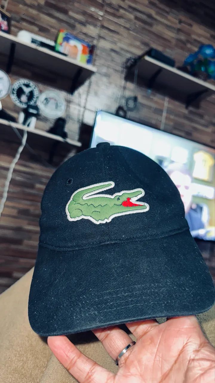 BONÉ LACOSTE ORIGINAL BIG CROC