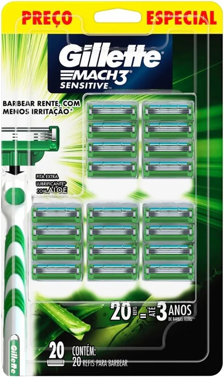 Refil Gillette Mach3 Sensitive (Leia o texto do anúncio) - Foto 2