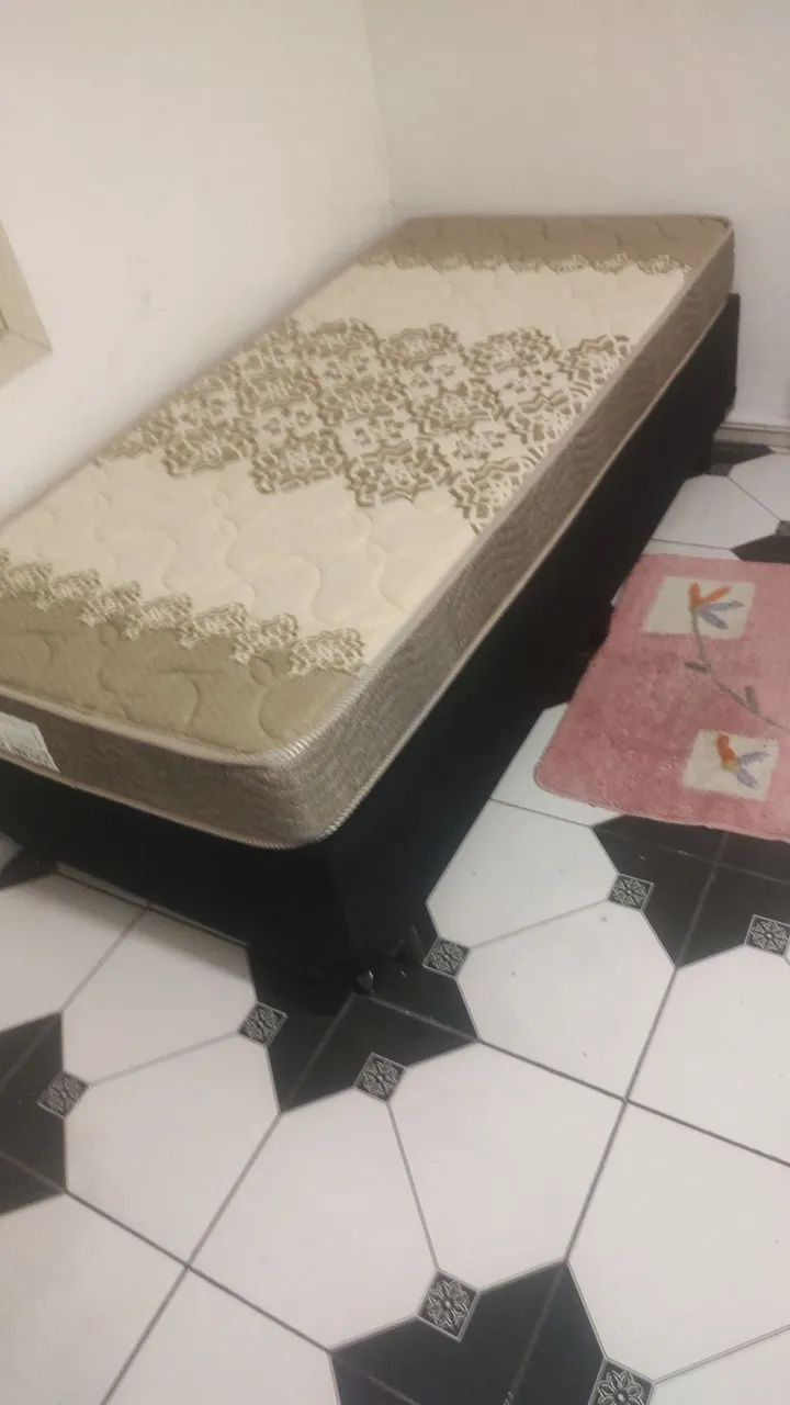 Vendo cama baú solteiro nova s/ uso