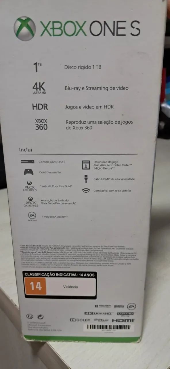 Vídeo Game XBOX ONE S