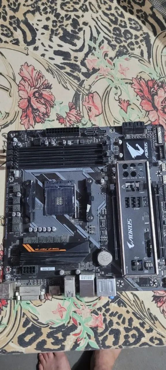 Placa mãe B450M, Fonte cougar 600w,HD 1TB - Foto 5