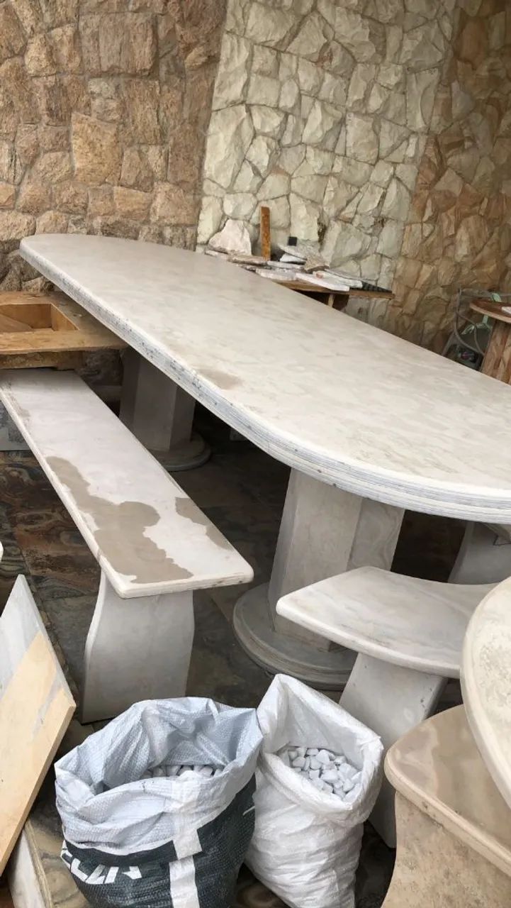 Mesa de pedra polida - Foto 2