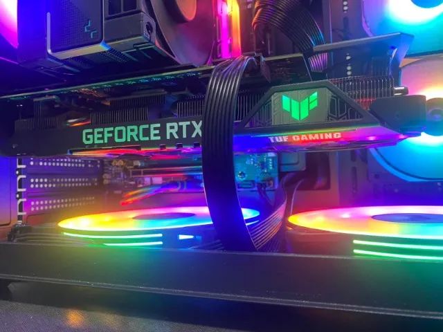 Rtx 3060 ti Asus Tuf Gaming - Parcela olx - Foto 2