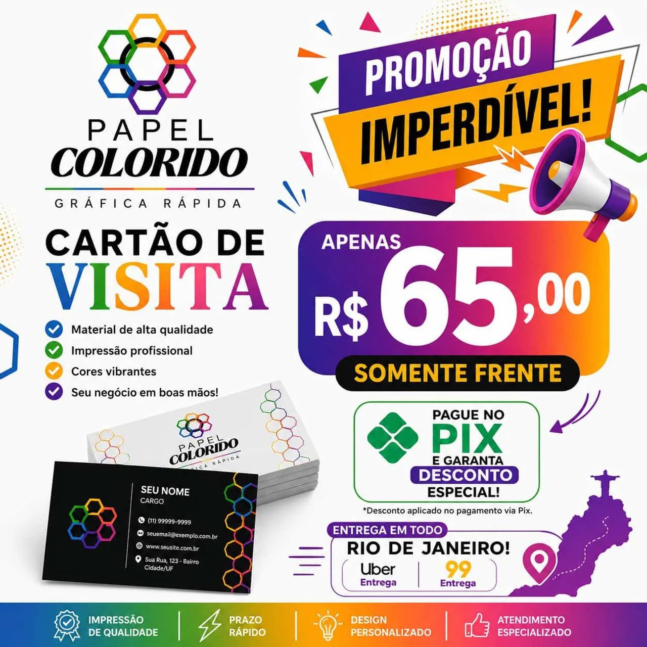 Gráfica papel colorido  - Foto 2