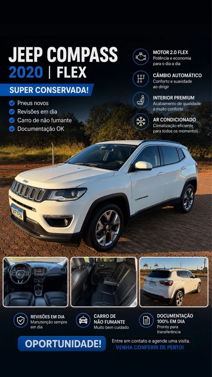 Jeep Compass Longitude 2.0 4X2 Flex 16V Aut. 2020