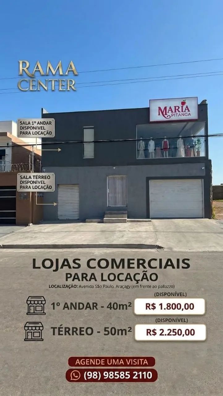 Salas comerciais no Aracagy