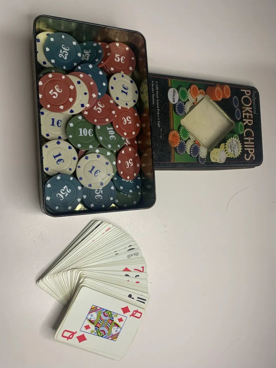 Poker Chips Com Cartas - Foto 4
