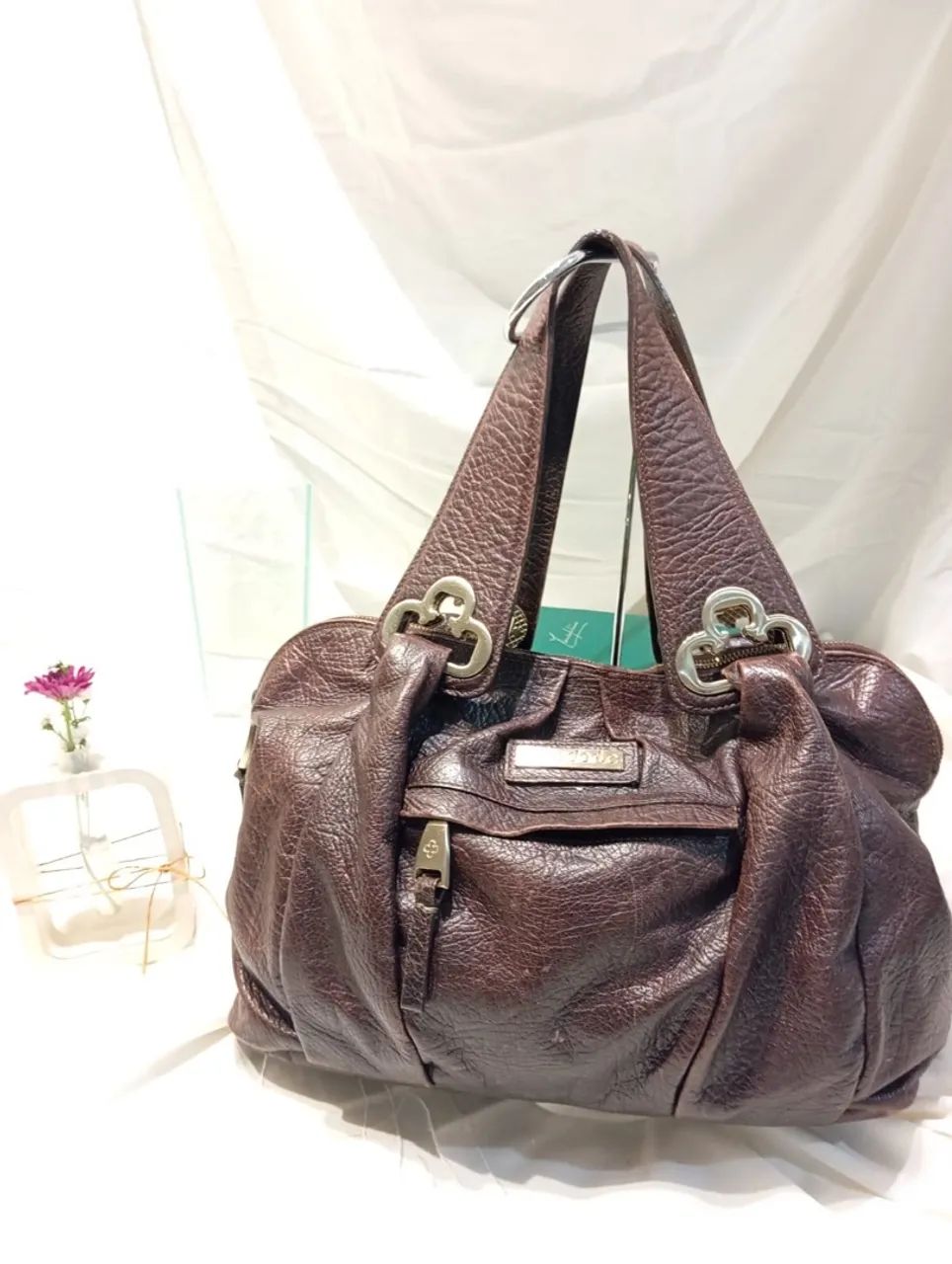 Bolsa da Capodarte couro marrom  - Foto 2