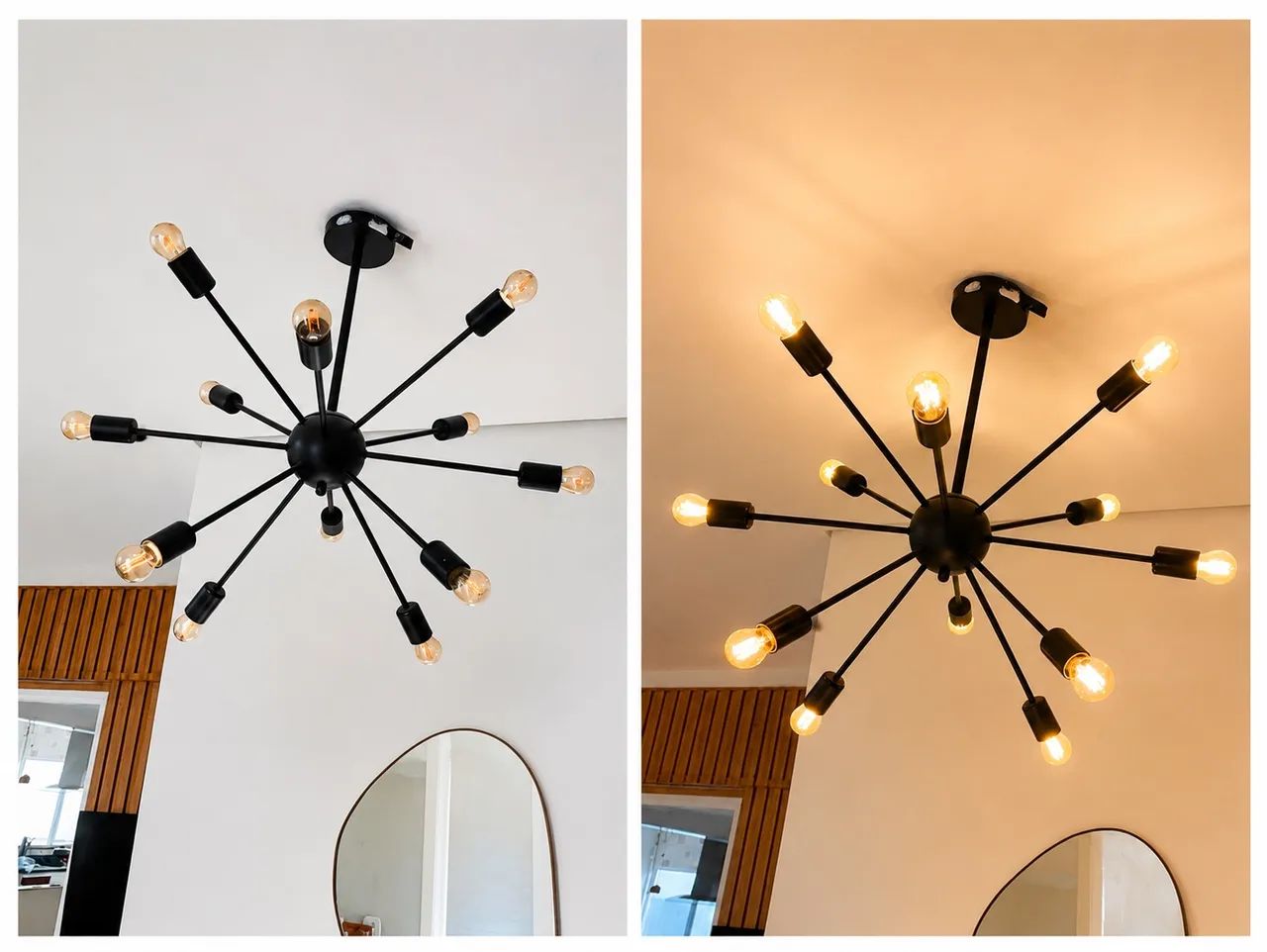 Lustre (acompanha 6 lâmpadas)