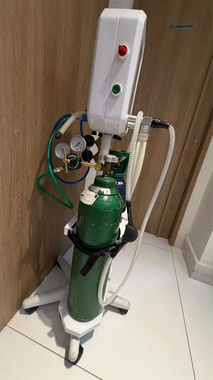 Laser Smile Nitrous - Sedação Consciente com O?/N?O + Cilindros e Carrinho - Foto 4