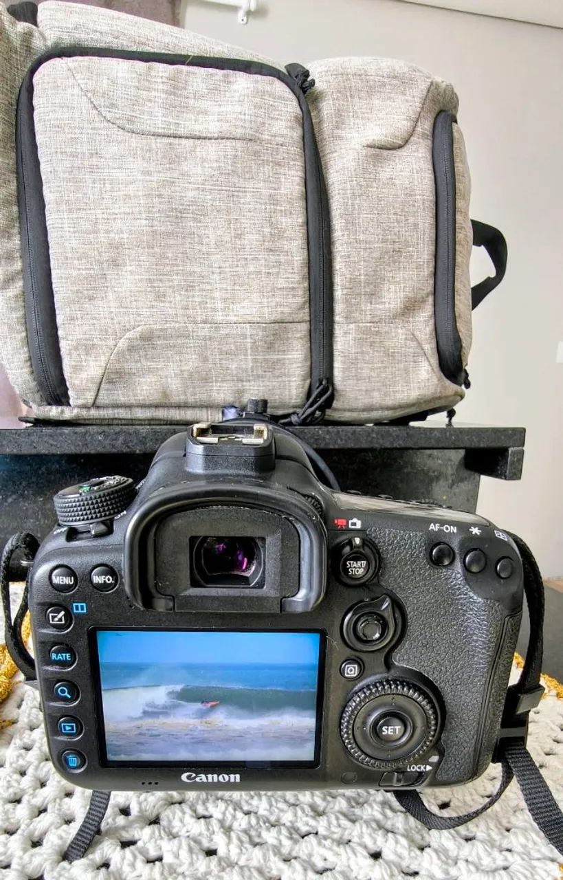 7D Mark ii com lente 75-300