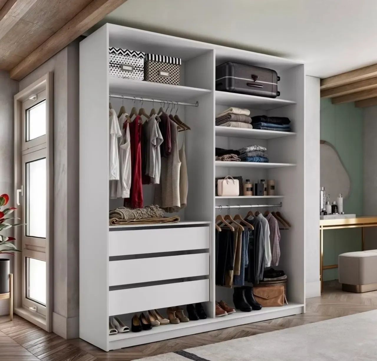 Closet solteiro 100%MDF - Foto 4