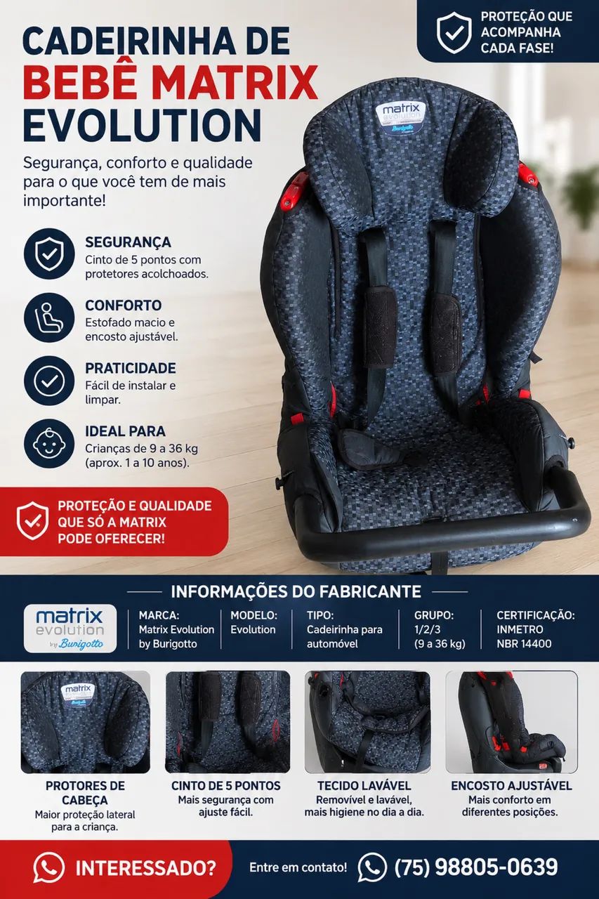 Cadeirinha de bebê 