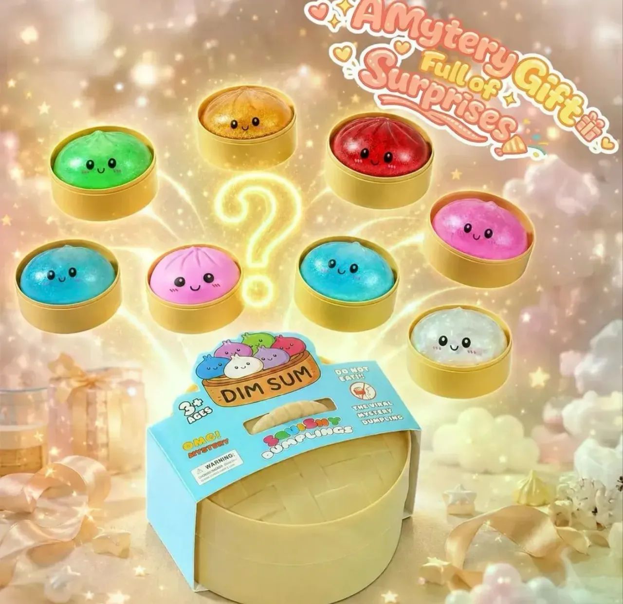 Brinquedo Antistress  Dumpling  Squishy - Foto 4