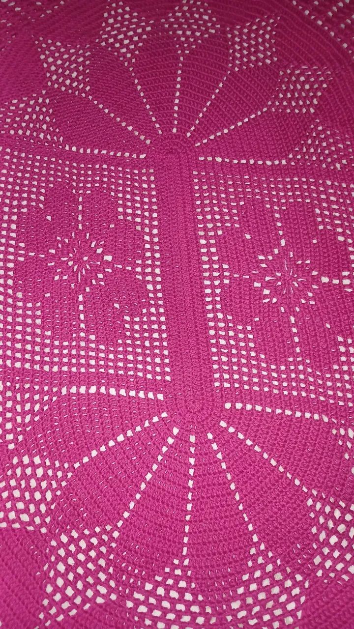 Tapete de crochê pink  - Foto 2