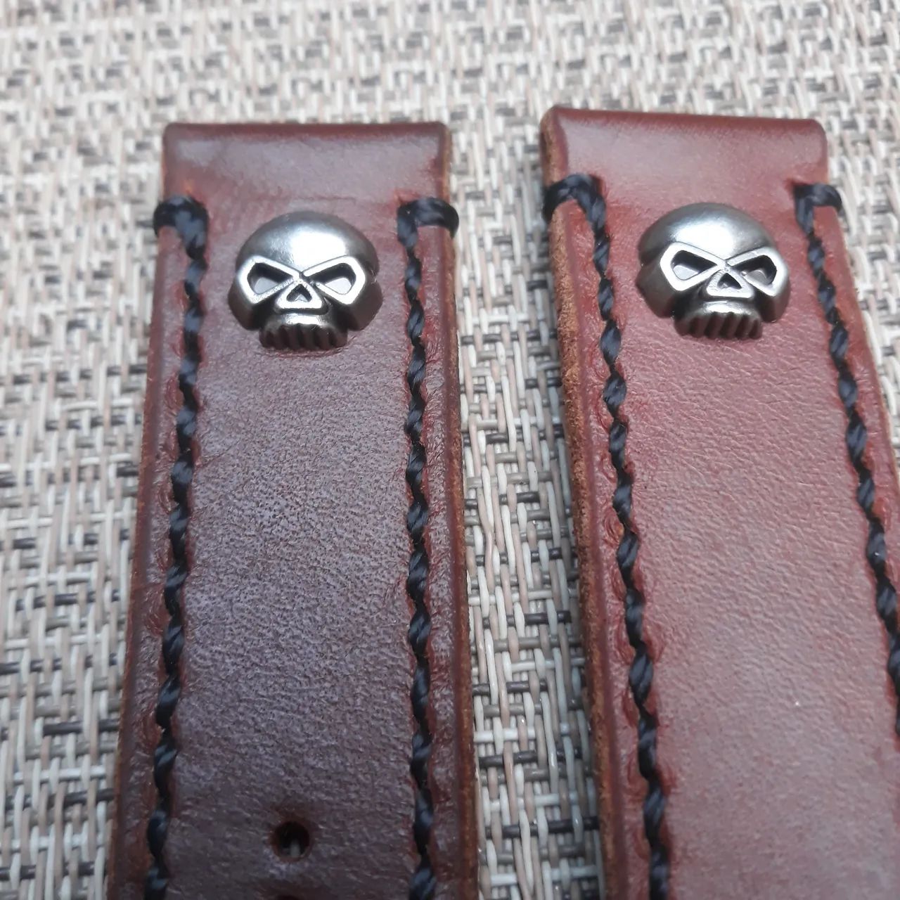 Pulseira de relógio em couro - Foto 3