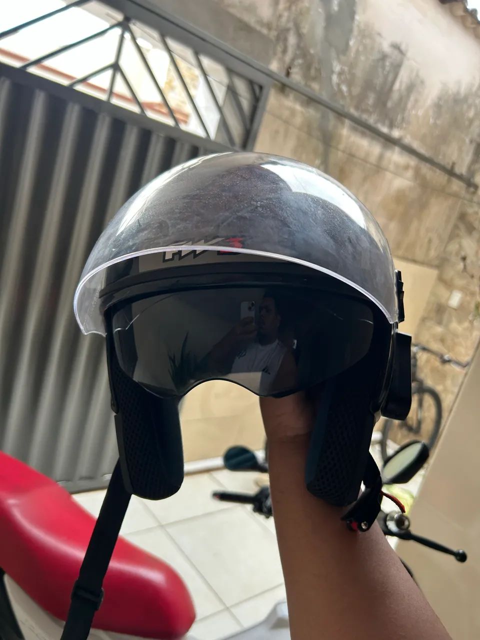 Capacete Fw3 N60 com Óculos - Foto 5