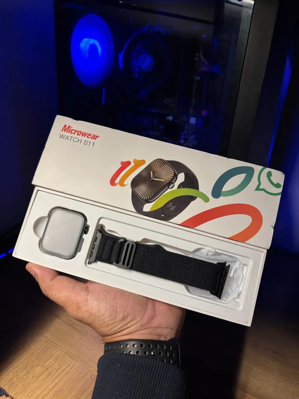 Smartwatch s11 microwear novo  - Foto 2