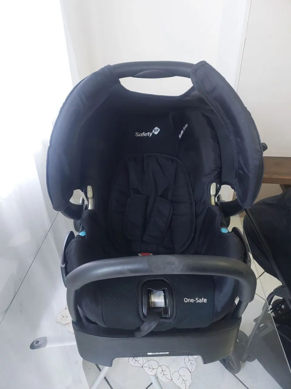Vendo kit Carrinho de bebê + bebê conforto usado em perfeito estado - Foto 5
