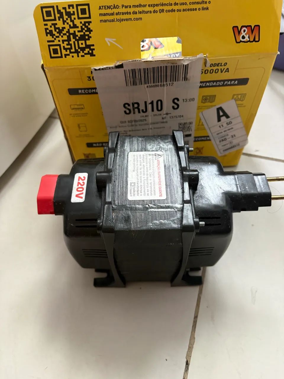 Auto Transformador V&M 220V - Pouco Usado - Excelente Estado - Foto 4