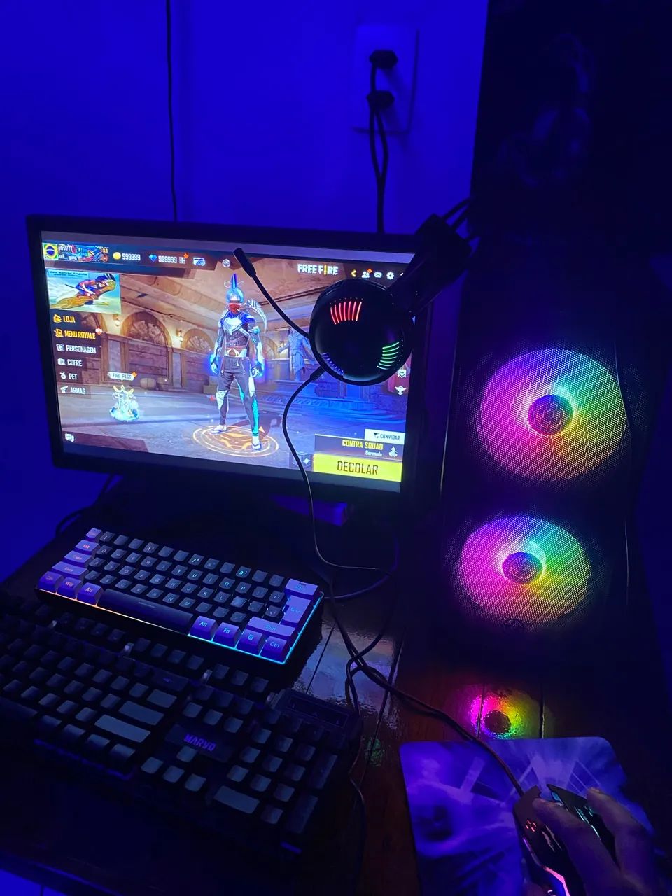 Vendo pc gamer com apenas 2 meses de uso 