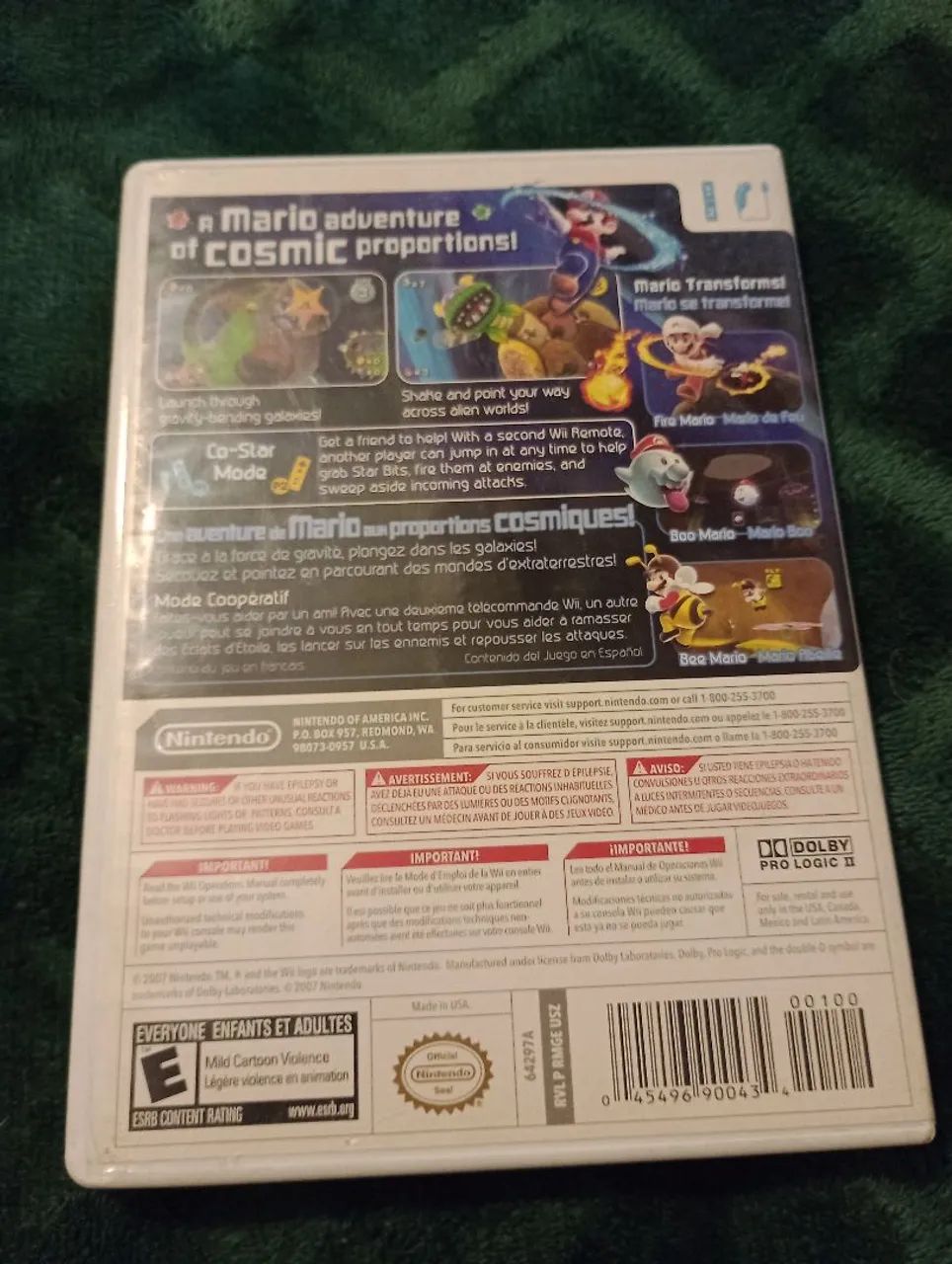 Super Mario Galaxy - Nintendo Wii Original (Mídia Física) - Foto 2