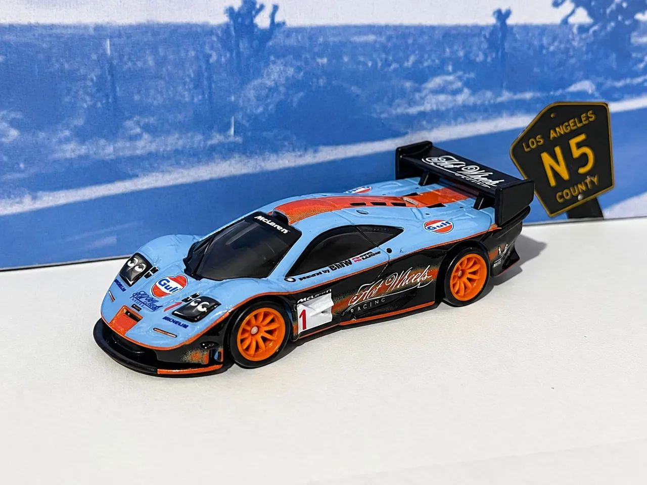 Hot Wheels McLaren F1 GTR 1997 Gulf (Premium) , *Le mans
