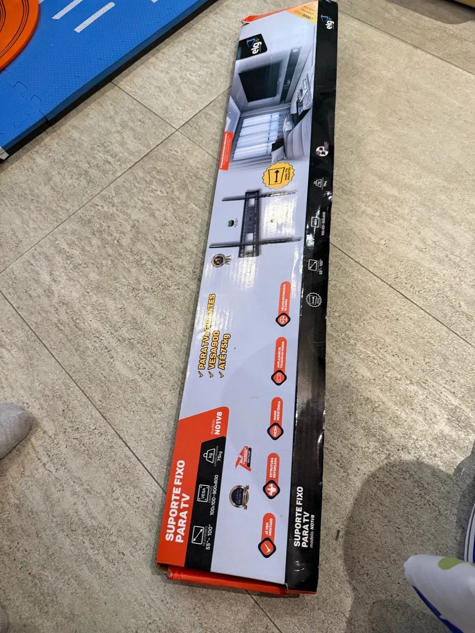 Suporte Fixo para TV - até 75kg (NOVO, faltando alguns parafusos) - Foto 2
