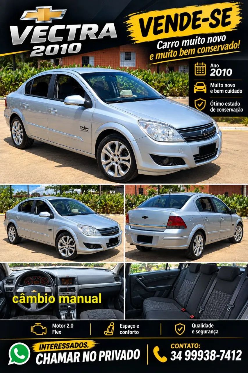 Chevrolet Vectra ELEGAN. 2.0 MPFI 8V FLEXPOWER MEC 2010