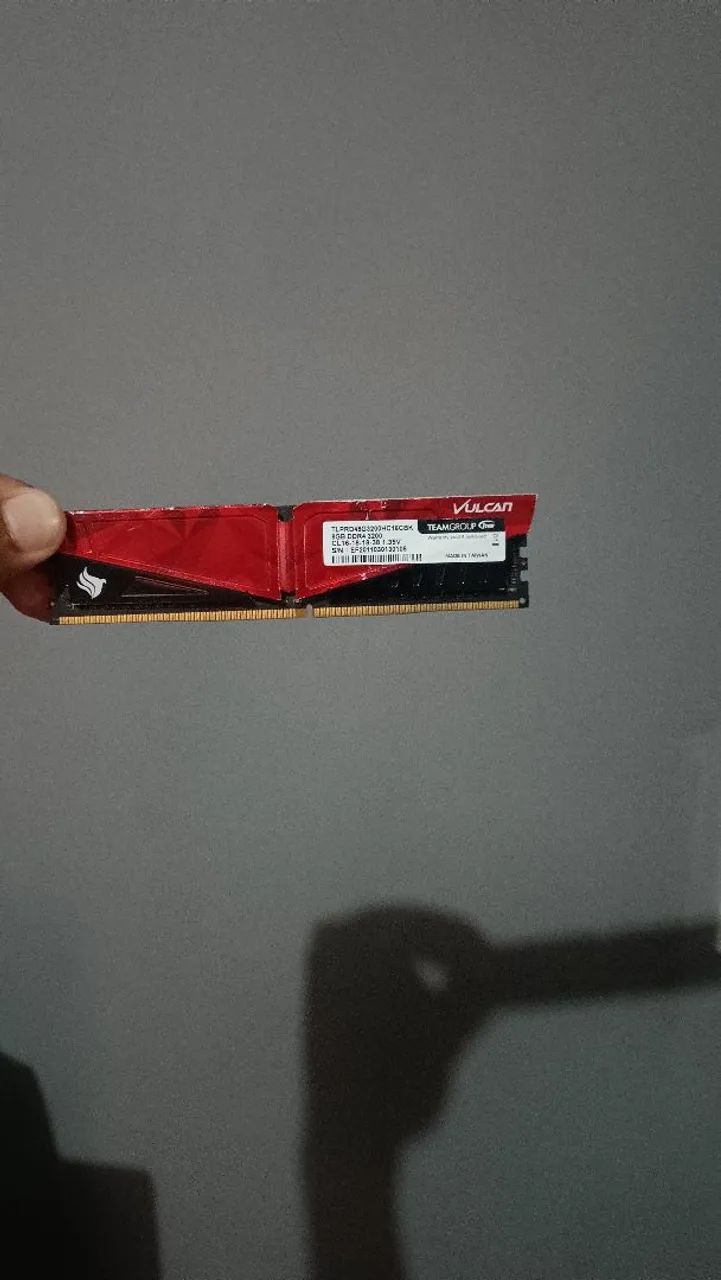 Memória ram dd4 8gbs
