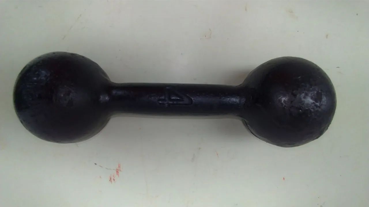 Halter,peso 4 kg ginástica, usado. - Foto 5