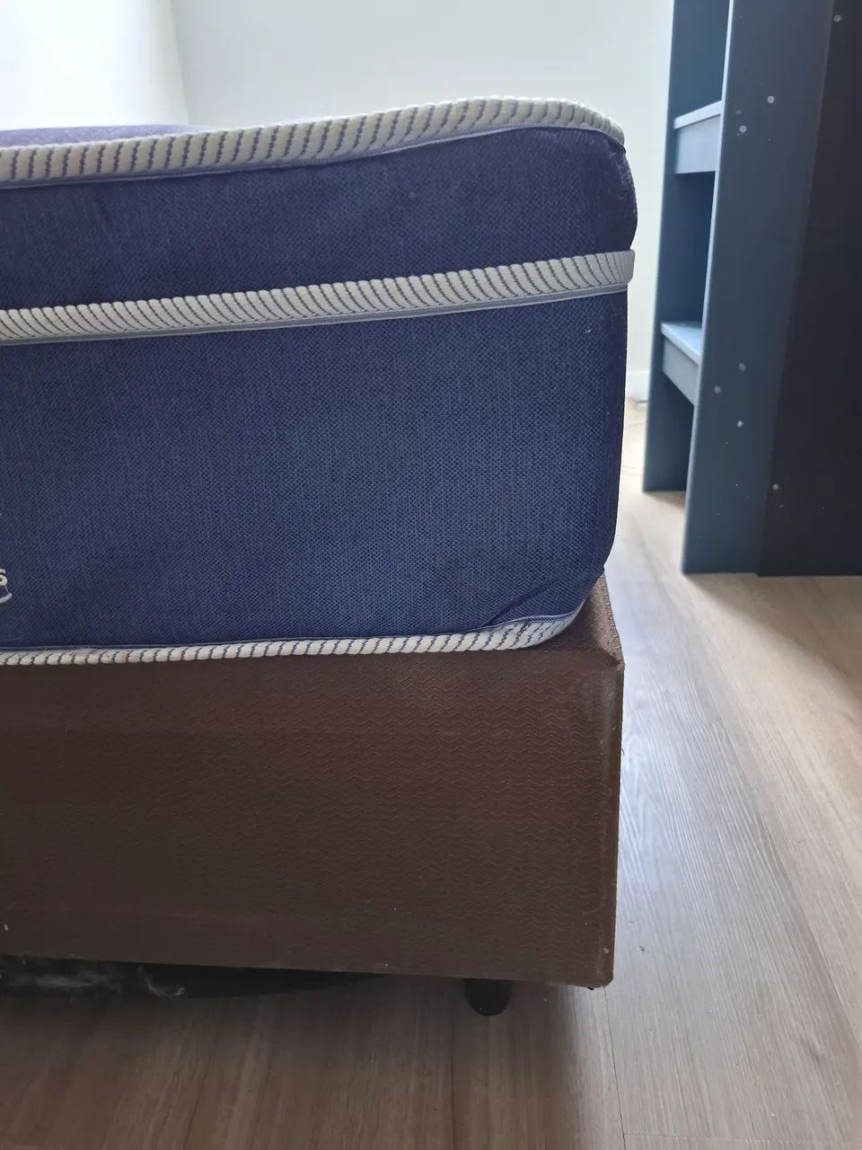 Cama box  solteiro, colchão + somier - Foto 4