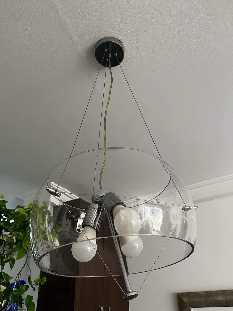 Lustre com vidro  - Foto 2