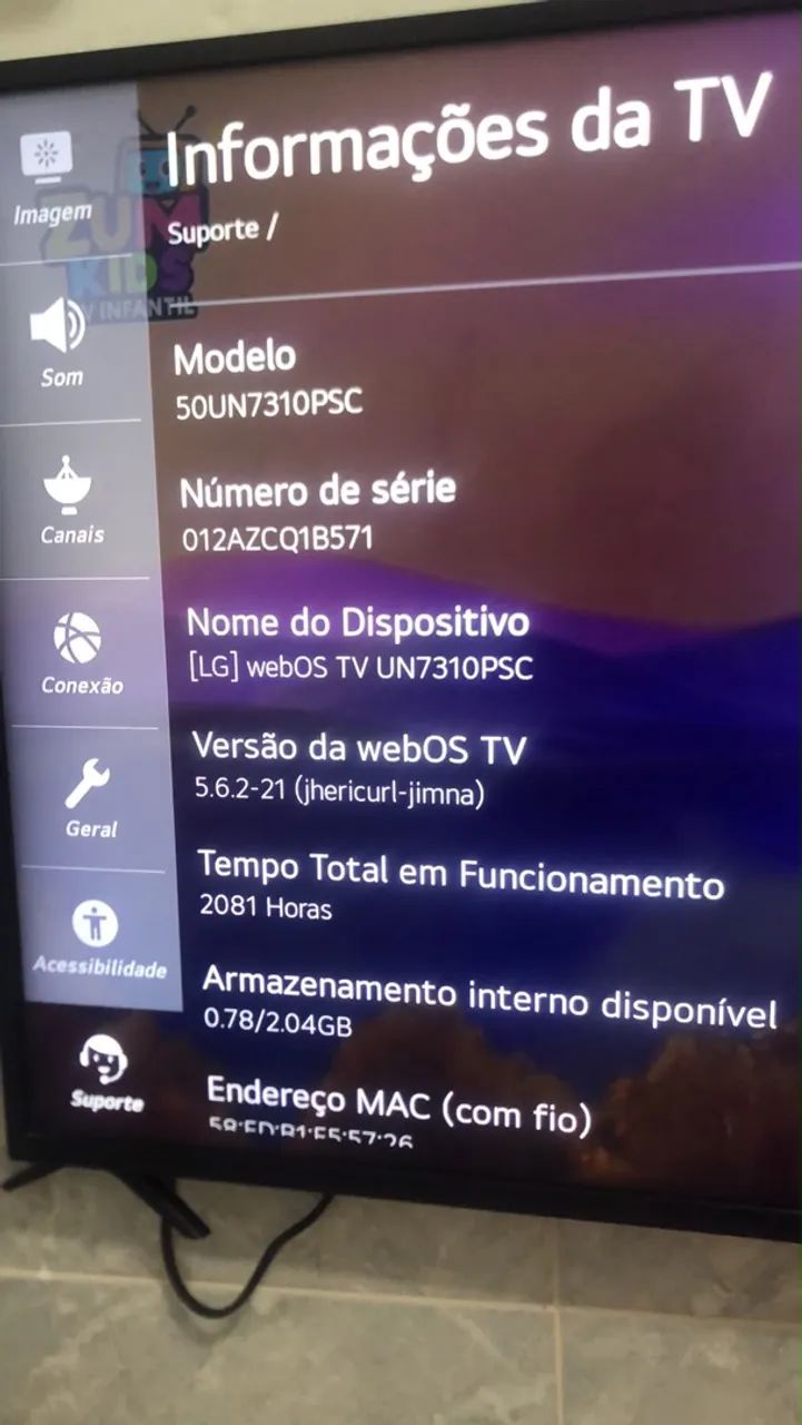 Smart TV LG 4k 50 polegadas - Foto 4