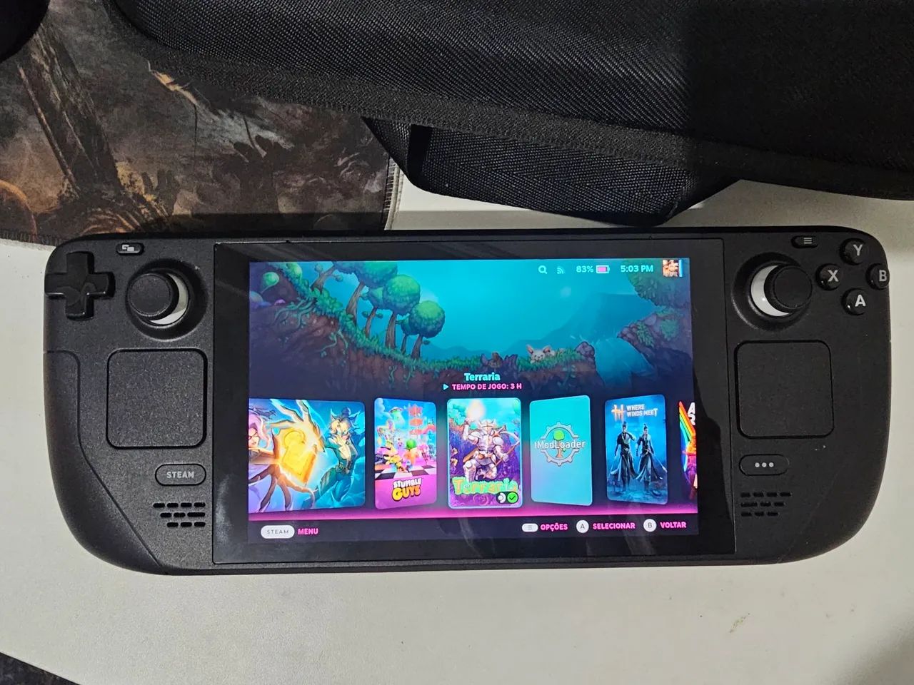 Steam deck LCD 256gb+ cartão 256gb - Consoles de Vídeo Game - Vila