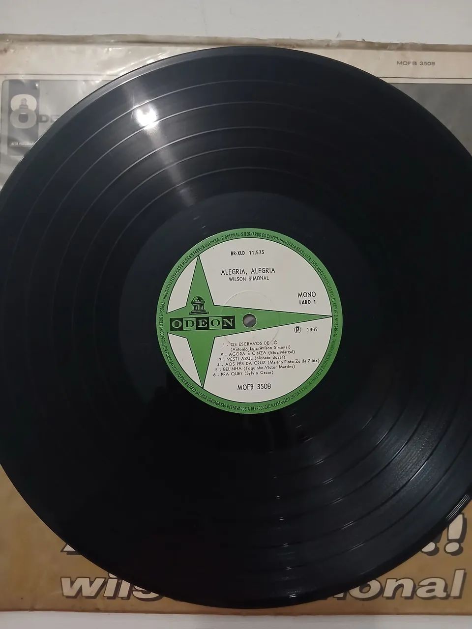 Lp Wilson simonal alegria,alegria!!! 1967 usado  - Foto 3