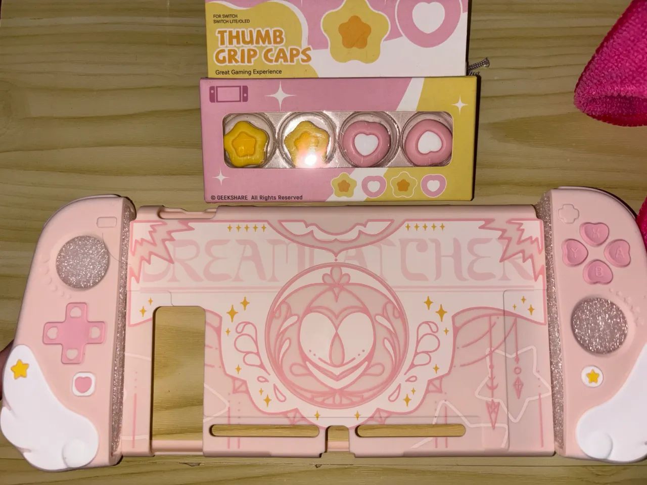 Kit Capa + Borrachinhas de analógico GeekShare Star Wings