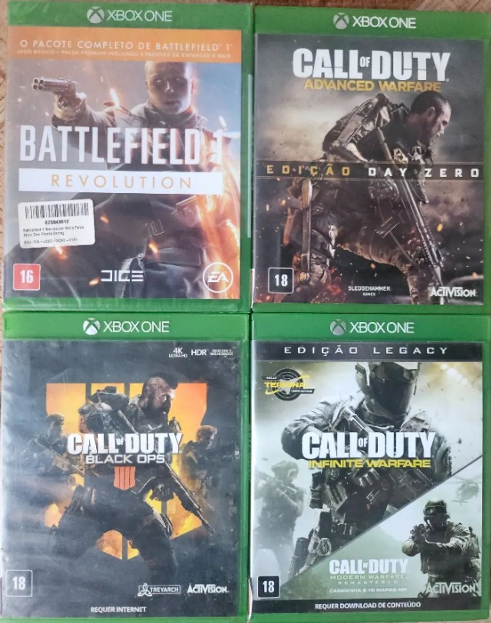 Jogos Originais Para Microsoft Xbox ONE & Séries FAT / S / X Mídia