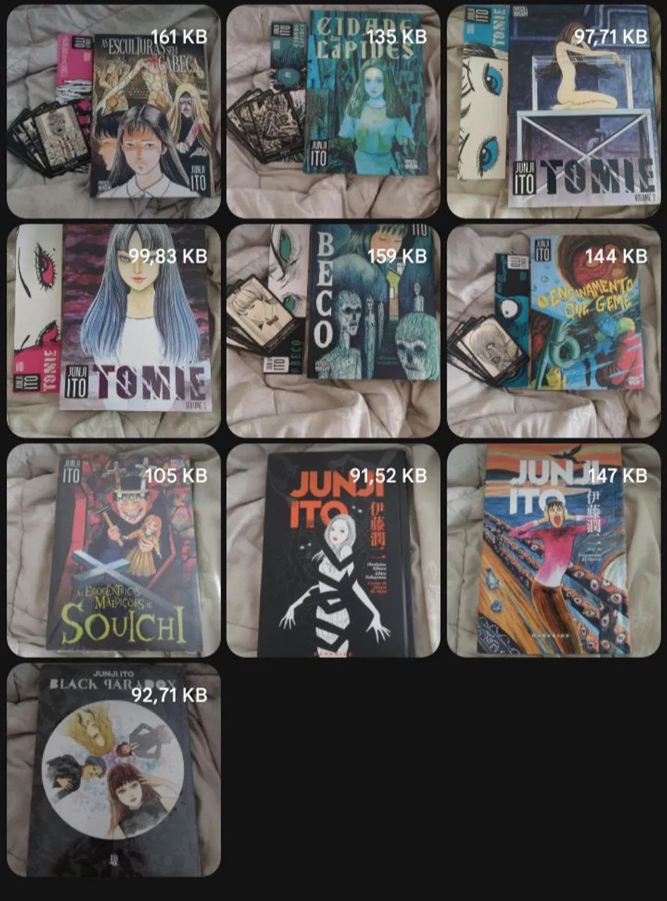 Mangás junji Ito leia descrição  - Foto 2