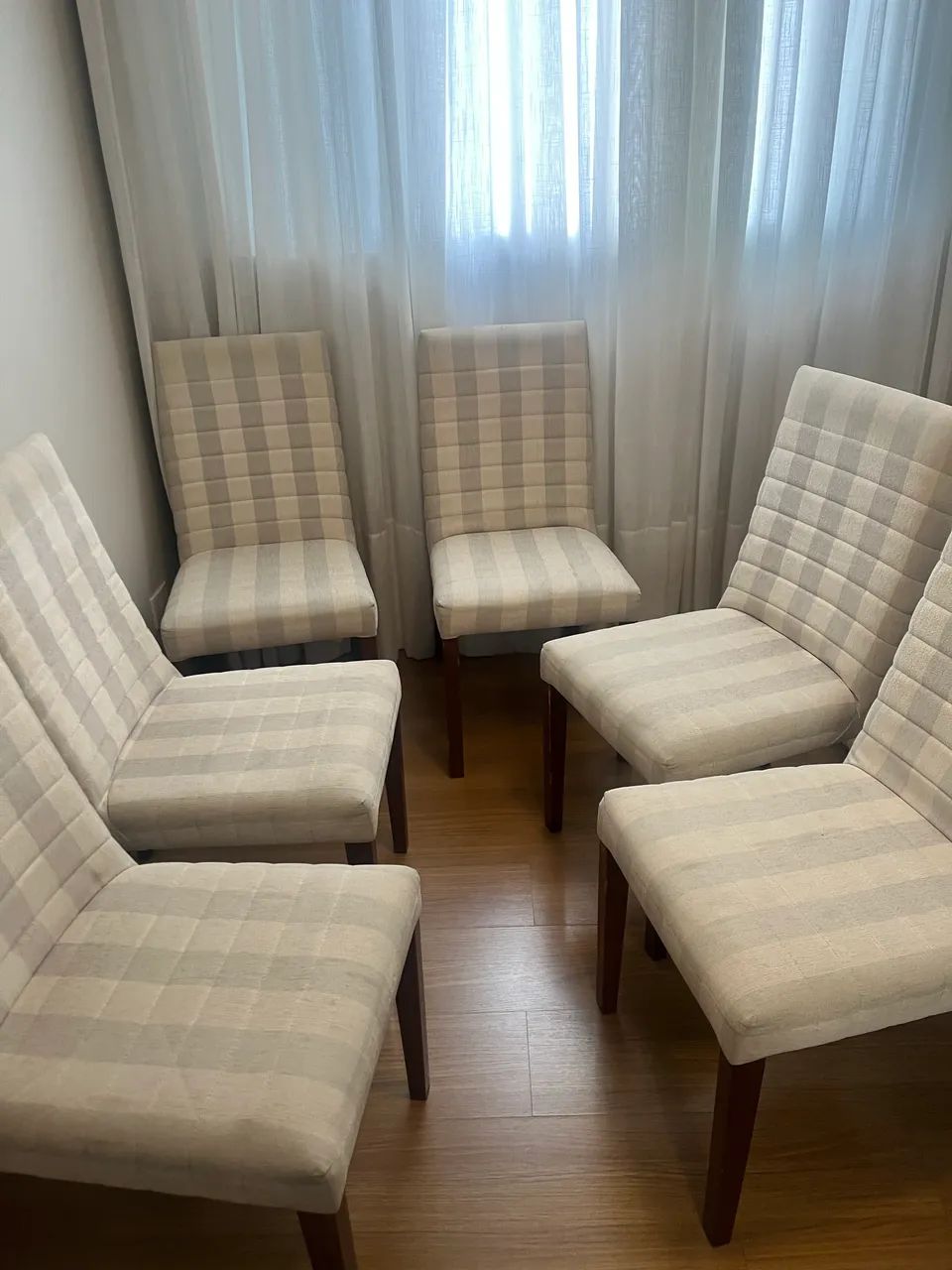 Lote 6 cadeiras estofadas para reformar  - Foto 2