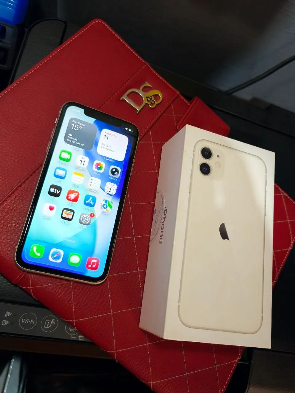 iPhone 128GB Branco - Ótimo Estado