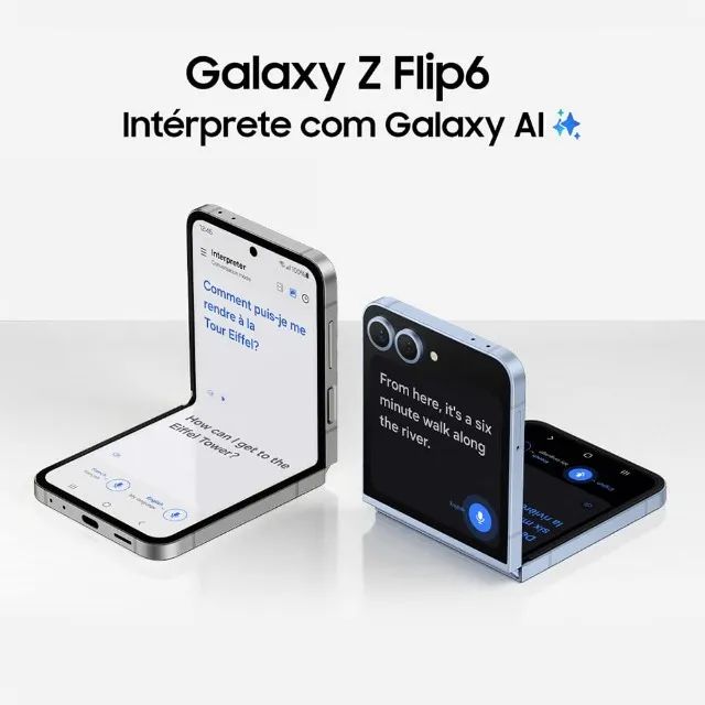 Samsung Galaxy Z Flip6 256Gb 12Gb RAM Novo Lacrado - Celulares e