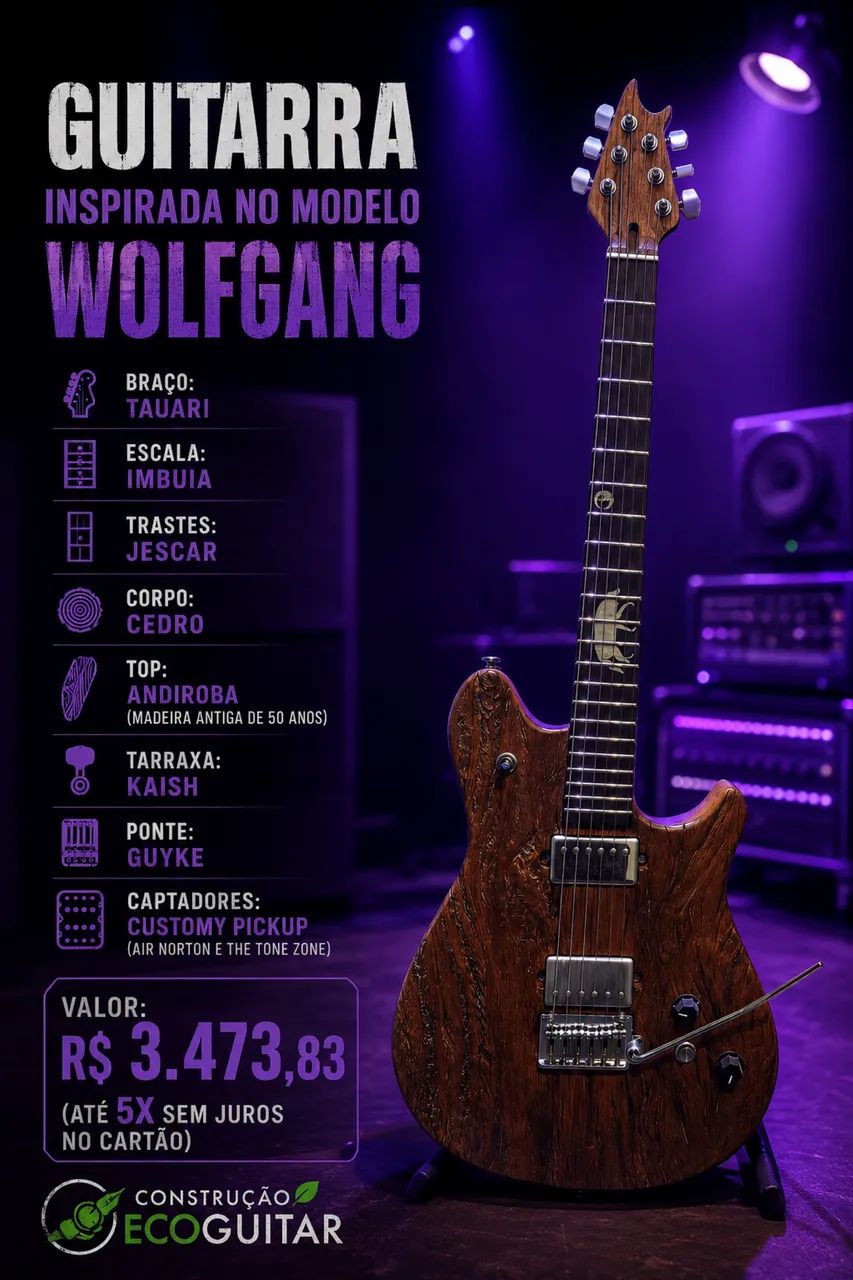 Guitarra Wolfgang EcoGuitar 