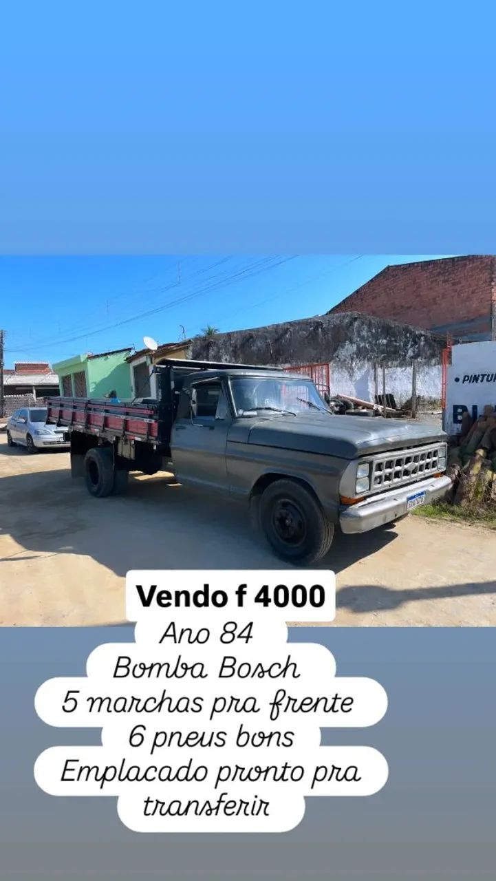 Vendo f 4000 ano 84  - Foto 5