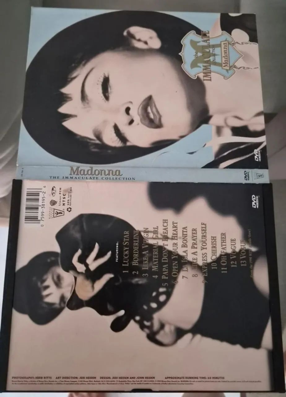 DVD the inmaculate collection madonna