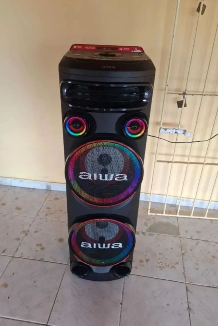 CAIXA DE SOM AIWA USADA  - Foto 4