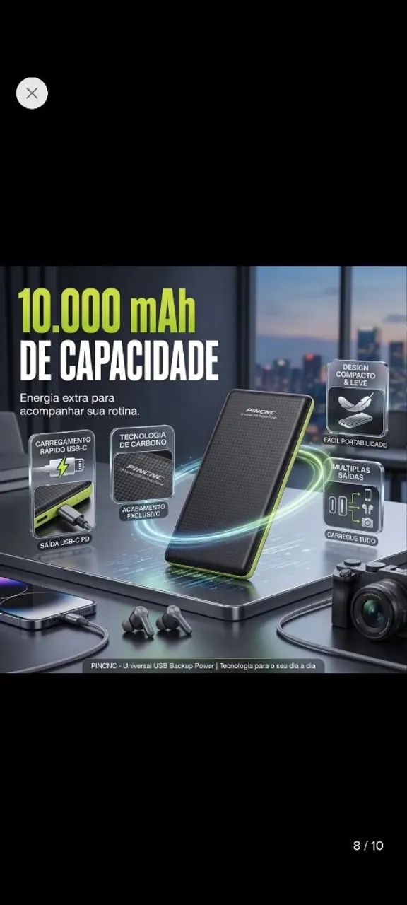 Power Bank - 10.000 mh
