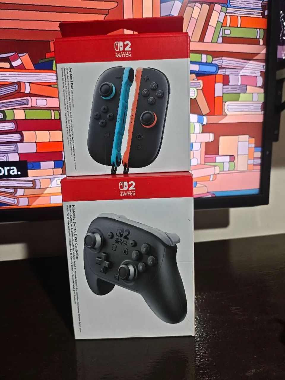 Joy con + pro controller Switch 2 lacrados 