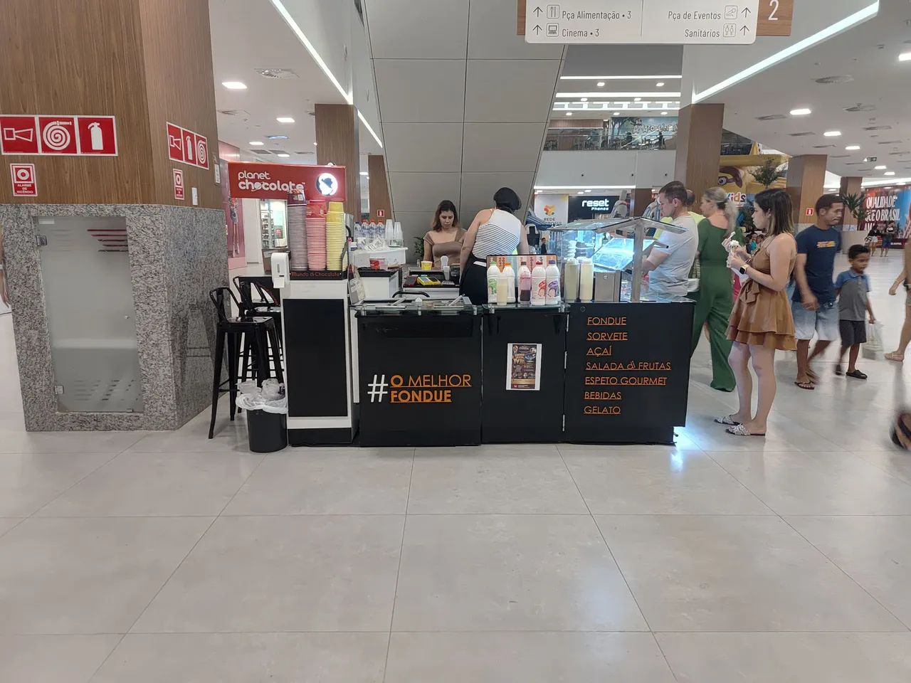 Quiosque Planet Chocolate Shopping Centro Sul  - Foto 4